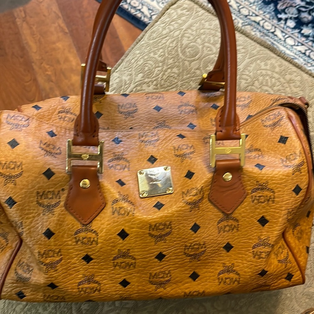 Vintage MCM Boston bag